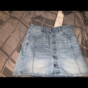 Blue American eagle denim skirt